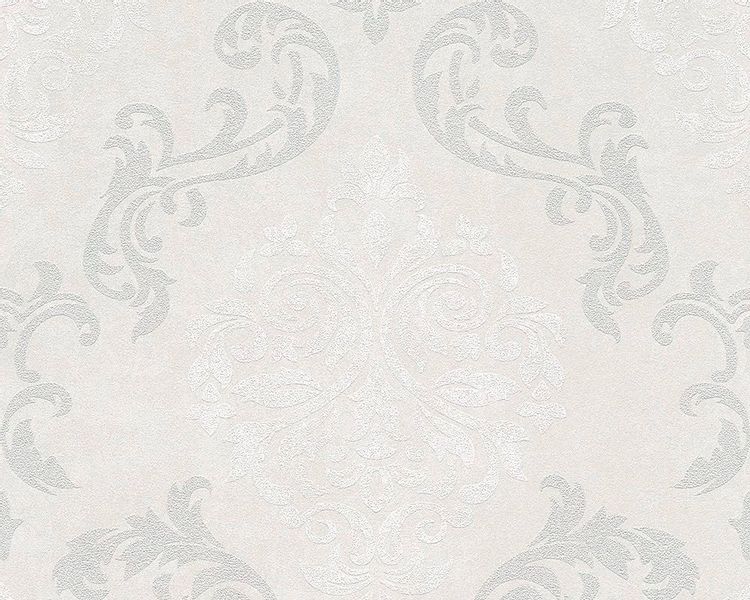 Livingwalls Tapete Barockmuster Schwarz Silber und Grau 53 cm x 10,05 m AS- günstig online kaufen