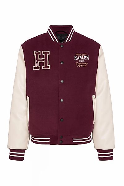 Harlem Soul Collegejacke, ohne Kapuze, mit Stickerei günstig online kaufen