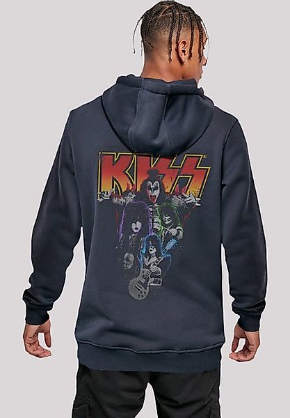 F4NT4STIC Kapuzenpullover Kiss Rock Music Band Neon Band Premium Qualität, günstig online kaufen