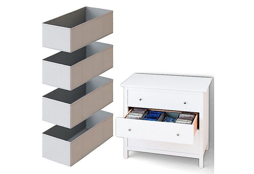 Clutter Cover Organizer für Hemnes Kommode (4er-Set), Boxen für Schublade günstig online kaufen