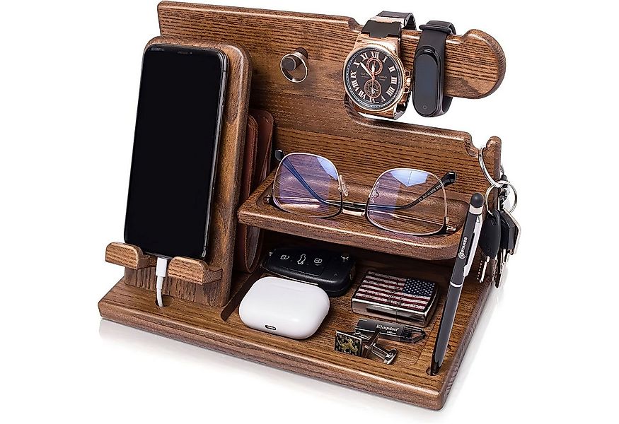 Refined Living Organizer Holz Telefon Dockingstation Geschenke für Männer & günstig online kaufen