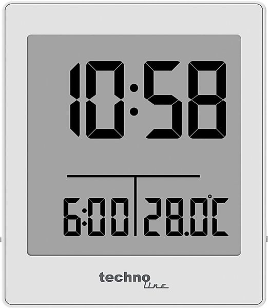 technoline Funkwecker WT 185 mit Temperaturanzeige und Dual-Alarm mit extra günstig online kaufen