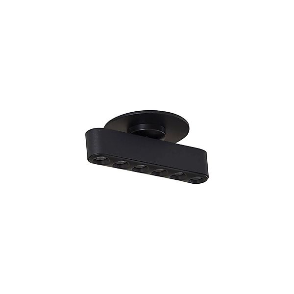 Lindby LED Deckenleuchte Eldrin 10025821 Modern in Schwarz aus Aluminium 1- günstig online kaufen