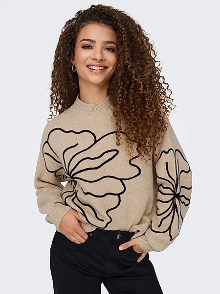 JDY Strickpullover JDYJELLA L/S FLOWER PULLOVER KNT NOOS günstig online kaufen
