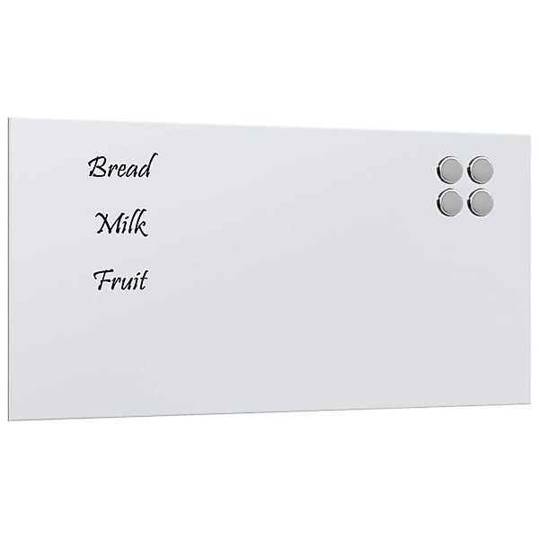 vidaXL Magnettafel Magnettafel Wandmontage Weiß 80x40 günstig online kaufen