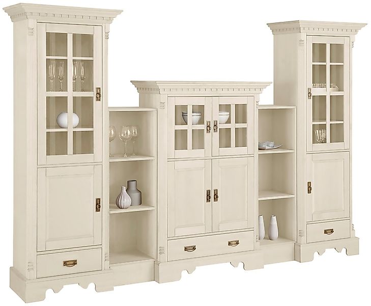 Home affaire Wohnwand Milan, (5-St), aus massiver Kiefer, FSC® zertifiziert günstig online kaufen