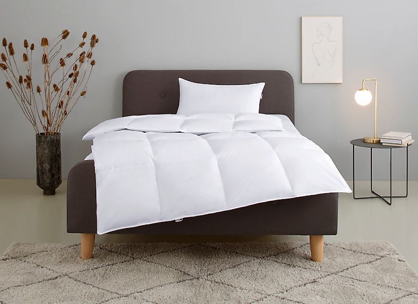 OTTO home Federbettdecke + Kopfkissen "Irah Bettdecke 135x200 cm, 155x220 c günstig online kaufen