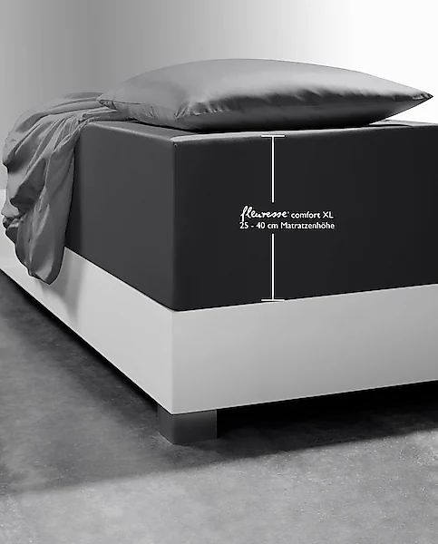 fleuresse Spannbettlaken »Comfort XL«, Mako-Jersey, für Matratzen bis 40 cm günstig online kaufen