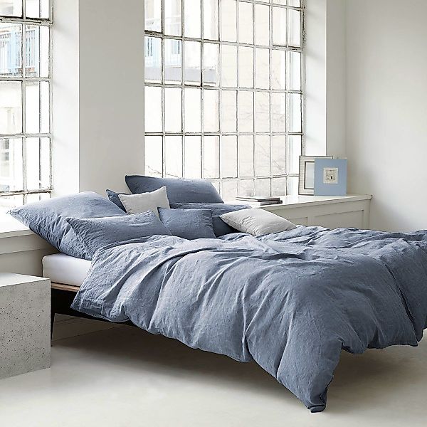 Elegante Bettwäsche Breezee, Leinen, 3 teilig günstig online kaufen
