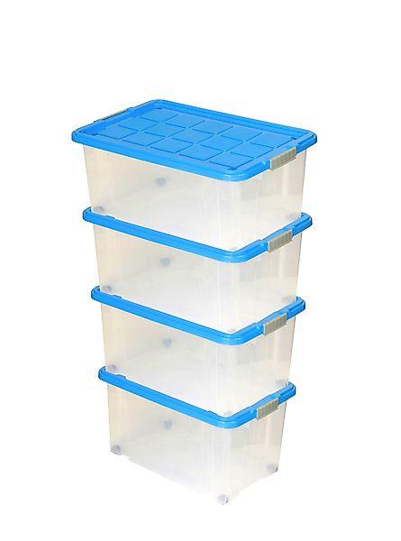 BigDean Aufbewahrungsbox 4 Stück Eurobox mit günstig online kaufen