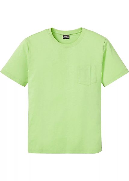 T-Shirt mit Brusttasche aus Bio Baumwolle günstig online kaufen
