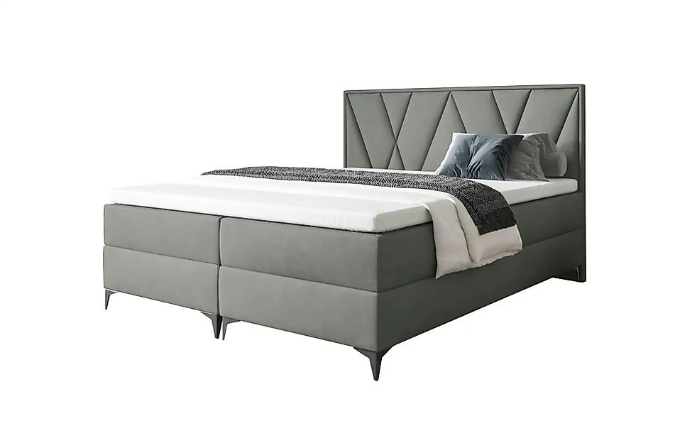 Boxbett mit Bettkasten Vella ¦ grau ¦ Maße (cm): B: 140 H: 110 Betten > Kom günstig online kaufen