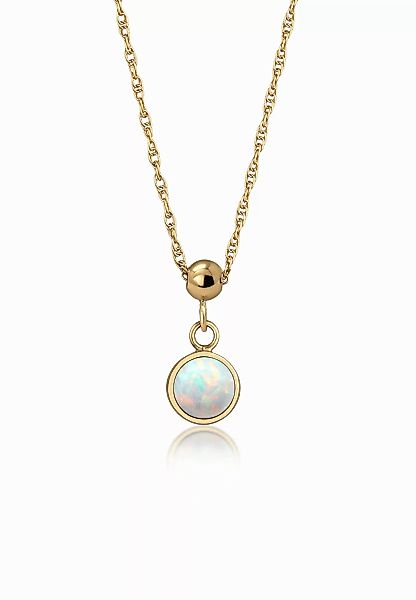 Elli Premium Kette mit Anhänger Geburtsstein günstig online kaufen