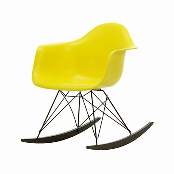 Schaukelstuhl RAR - Eames Plastic Armchair plastikmaterial gelb / (1950) - günstig online kaufen