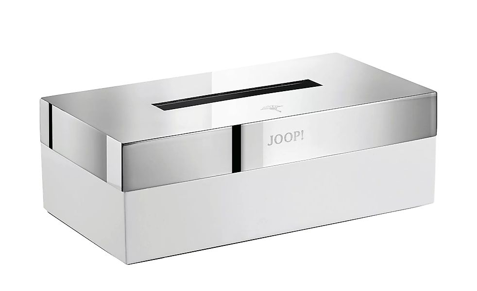 JOOP! Papiertuchbox  JOOP! Chromeline ¦ weiß ¦ Edelstahl, Aluminium, Alumin günstig online kaufen
