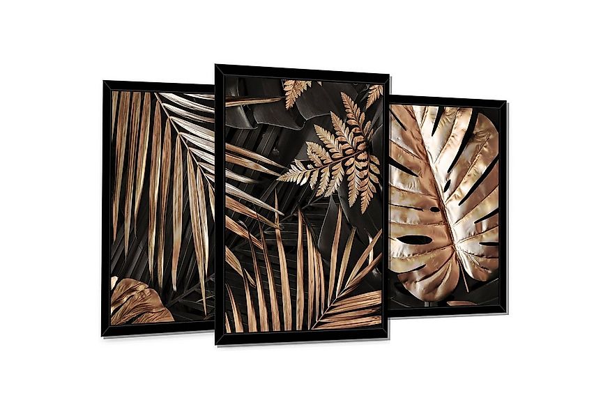 Wallarena Poster Set Mit Rahmen 3 Teilig Kunstdruck 3er Bilder Wandbilder W günstig online kaufen