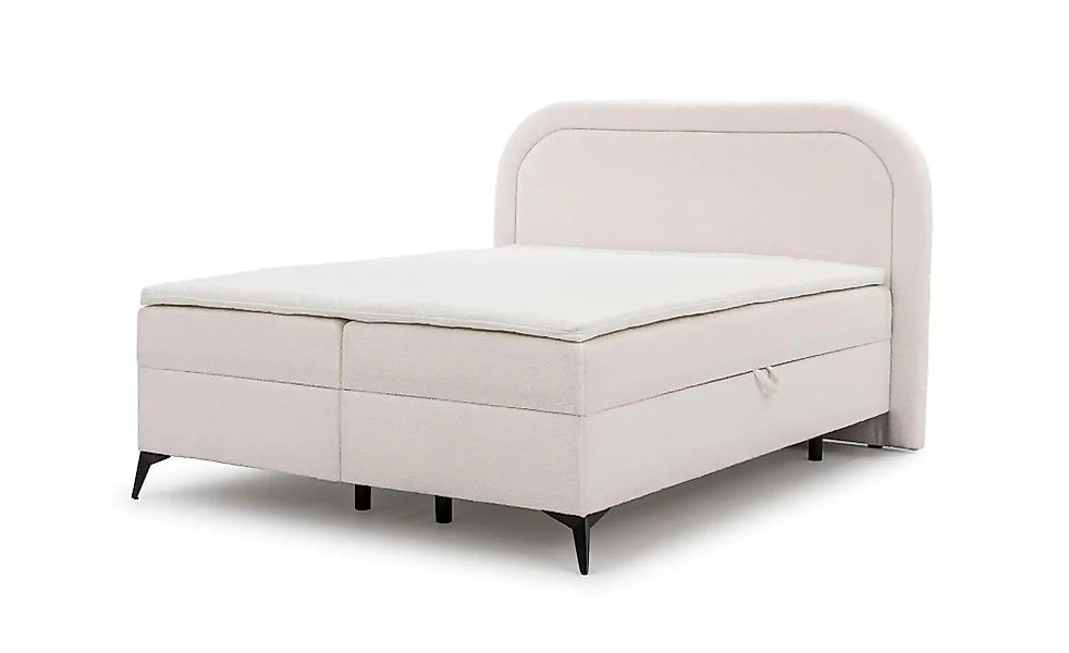 Boxspringbett   ¦ weiß ¦ Maße (cm): B: 220 H: 120 Betten > Boxspringbetten günstig online kaufen