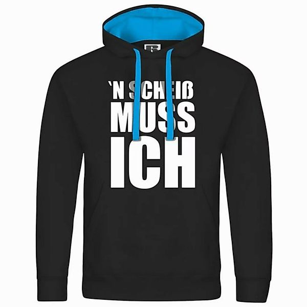 deinshirt Kapuzenpullover Herren Kapuzenpullover N Scheiß muss ich Mit Prin günstig online kaufen