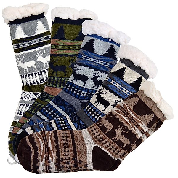 Frostfighter Haussocken Herren Hüttensocken mit ABS Stoppersohle (1-Paar) H günstig online kaufen