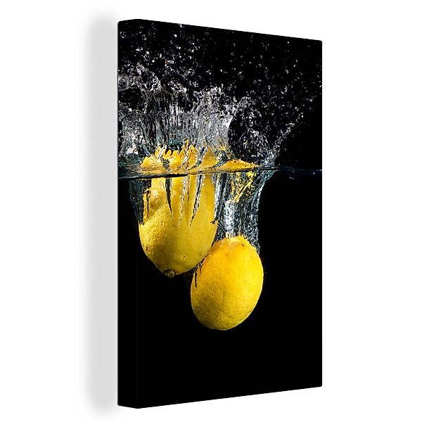 OneMillionCanvasses® Leinwandbild Zitrone - Frucht - günstig online kaufen