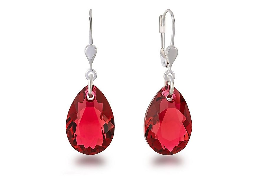 Schöner-SD Paar Ohrhänger Ohrringe hängend mit Pear Cut Kristall Tropfen 16 günstig online kaufen