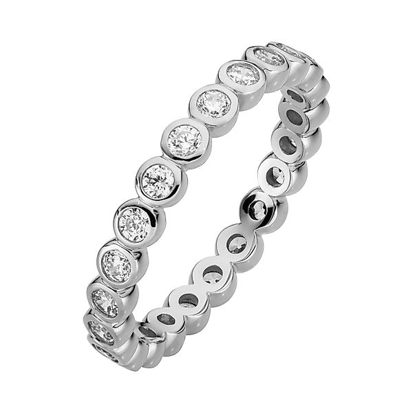 Orolino Fingerring 333/- Weißgold glanz synth. günstig online kaufen