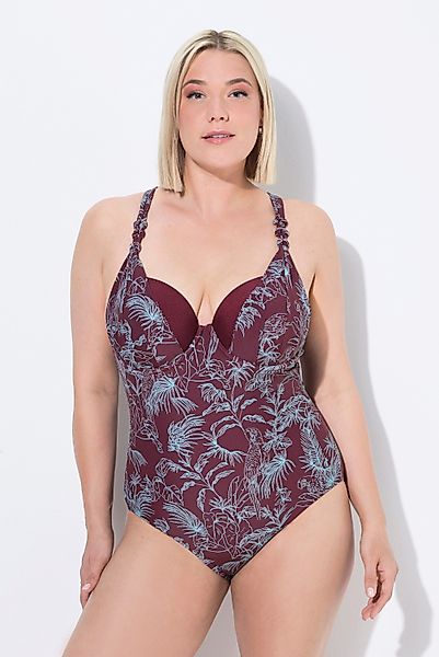 Ulla Popken Badeanzug Badeanzug Dschungel Softcups günstig online kaufen