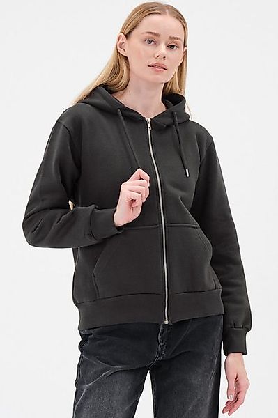 Smith & Solo Kapuzenpullover Damen - Sweatshirt mit Reißverschluss Zipper H günstig online kaufen