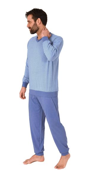 Normann Pyjama Herren Schlafanzug lang mit günstig online kaufen