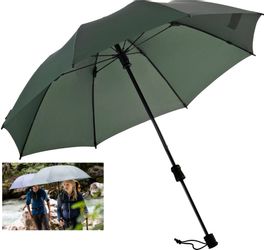 EuroSCHIRM® Stockregenschirm Swing handsfree, olivgrün, verlängerbarer günstig online kaufen