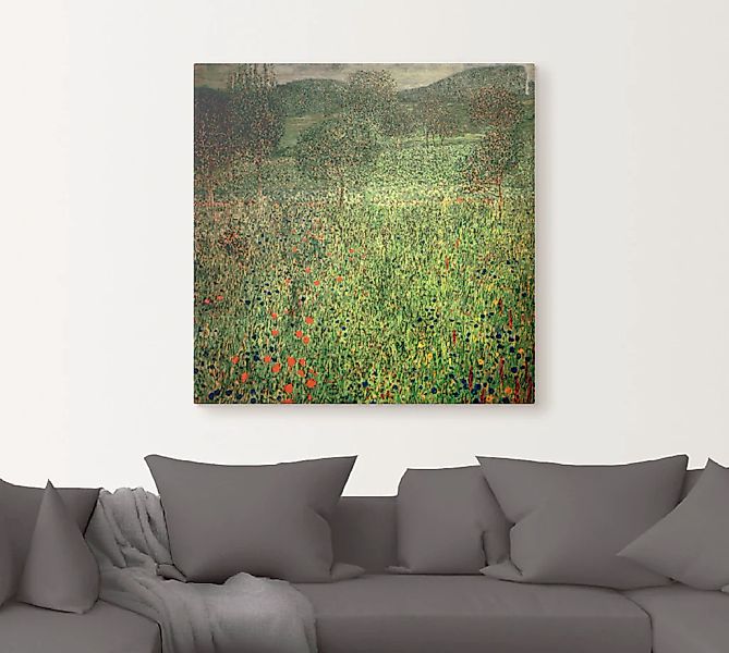 Artland Leinwandbild "Gartenlandschaft", Wiesen & Bäume, (1 St.), auf Keilr günstig online kaufen