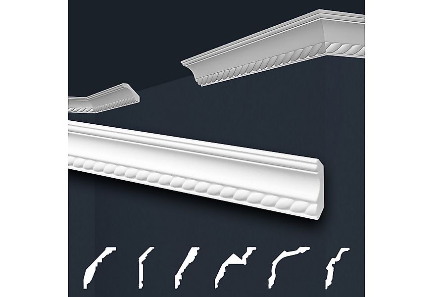 marbet design Stuckleiste B-Leisten Sparpakete, 20 Meter, Deckenleisten Spa günstig online kaufen