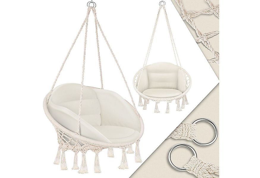 KESSER Hängesessel, Hängesessel mit Kissen Chill Hängestuhl zum Aufhängen günstig online kaufen