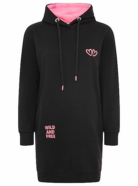 Zwillingsherz Sweatkleid ""Wild Wild Wild"", mit Kapuze, Kängurutasche und günstig online kaufen