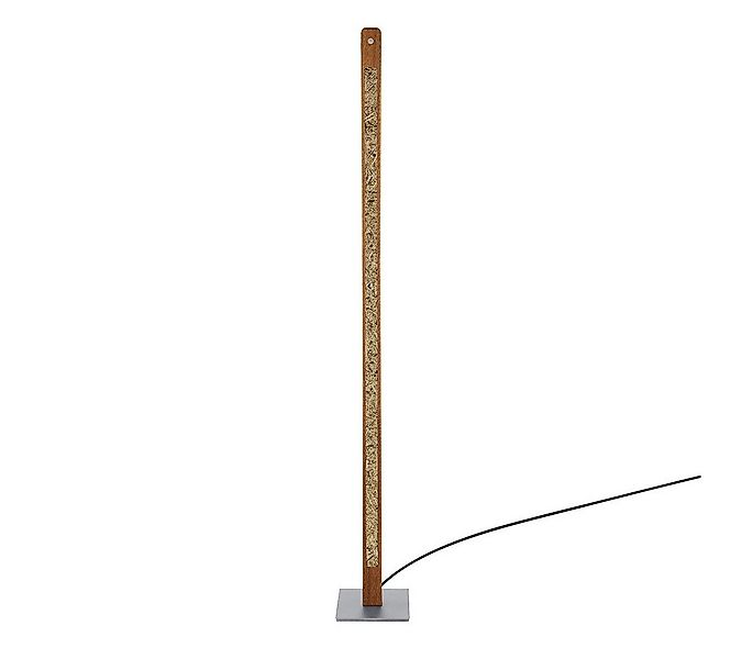 HerzBlut LED Stehlampe Karl H LED mit Almwiesenheuapplikation, Alu LED-Leis günstig online kaufen