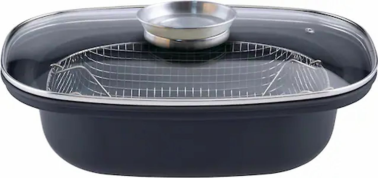 GSW Bräter Carbonstahl 1 Stk. tlg. mit Einsatz, Induktion, 4 Liter günstig online kaufen
