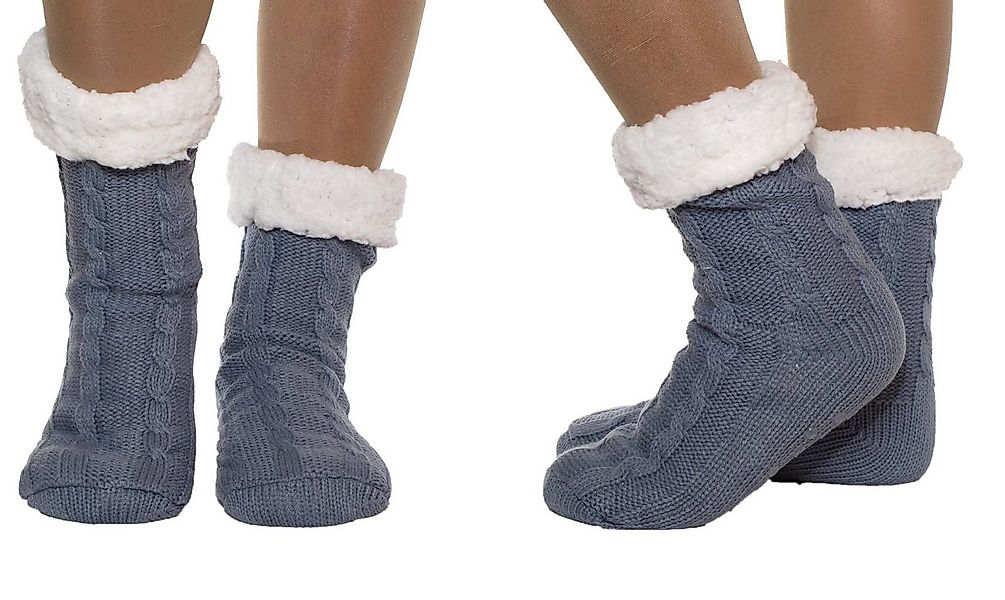 Rungassi Kuschelsocken Hüttensocken Almsocken mit flauschig weichem Teddyst günstig online kaufen