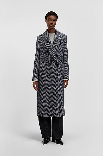 BOSS ORANGE Langmantel "Covalli Premium Damenmode", mit zweireihiger Knopfl günstig online kaufen