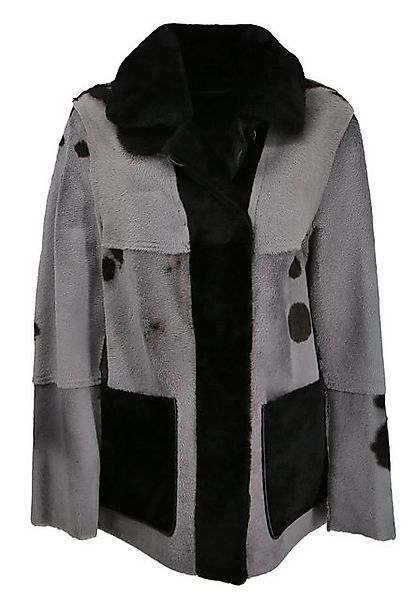 Hollert Winterjacke Lammfelljacke zum Wenden Runa Grau günstig online kaufen