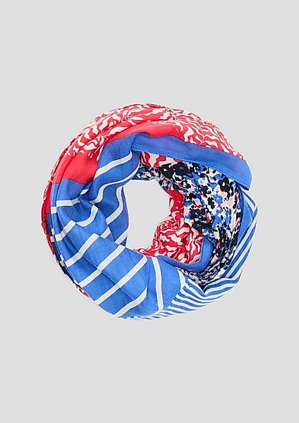s.Oliver Loop Snood, Loop-Schal mit All-over-Muster günstig online kaufen