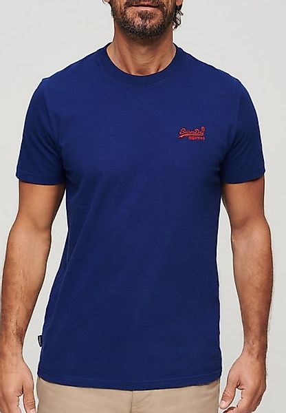 Superdry Rundhalsshirt Organic Cotton Essential Logo T-Shirt günstig online kaufen