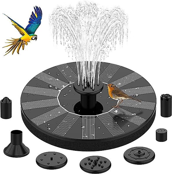 Welikera Gartenbrunnen 1.2W-Solar Springbrunnen, Solar Teichpumpe günstig online kaufen