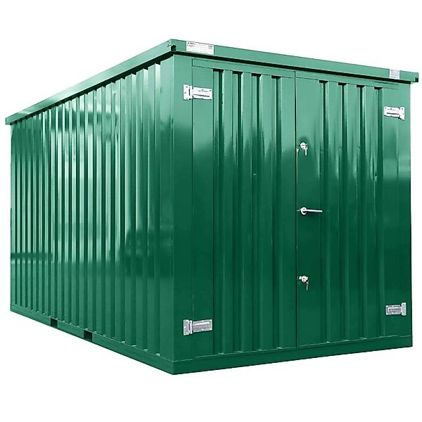 LagercontainerXXL 3m Lagercontainer mit Doppeltür & Doppelverriegelung RAL6 günstig online kaufen