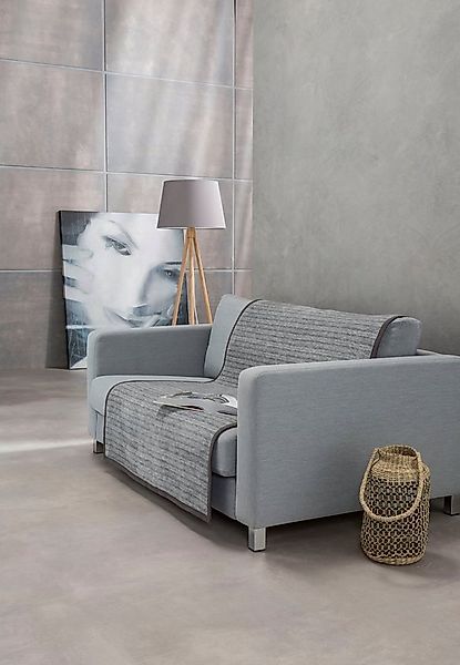 IBENA Sofaschoner Fano, 100 x 200 cm (Breite x Länge), mit modernen Streife günstig online kaufen