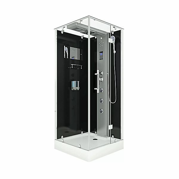 AquaVapore Dampfdusche Duschtempel Sauna Dusche Duschkabine D38-23R2 100x10 günstig online kaufen