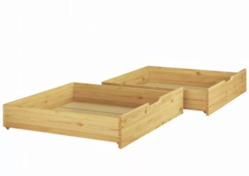 Erst-Holz® Bettkasten-Set unsere Etagenbetten 80x190cm - 2-teilig - Kiefer günstig online kaufen