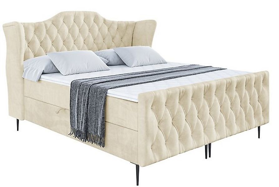 ALTDECOR Boxbett VILA-F-Z (Multipocket-Matratze H4, H3 Matratze Bonellfeder günstig online kaufen