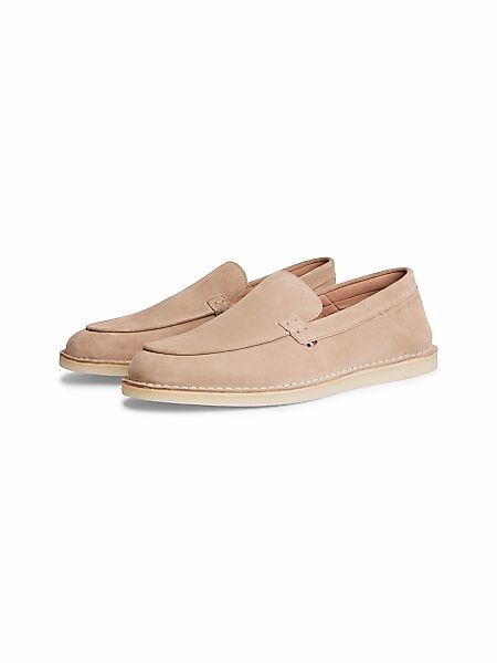 Tommy Hilfiger Loafer "HILFIGER STITCHDOWN SUEDE LOAFER" Schlupfschuh, Slip günstig online kaufen