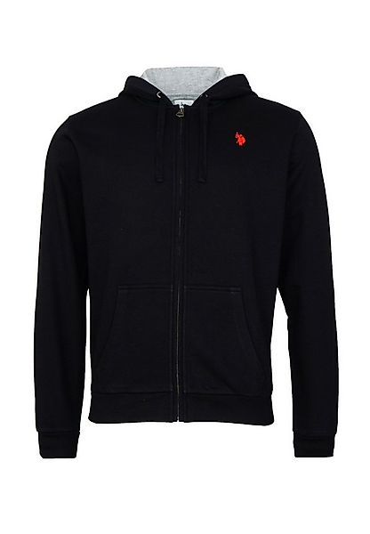 U.S. Polo Assn. Sweatjacke Jacke Basic Sweatjacke mit Kapuze (1-tlg) günstig online kaufen