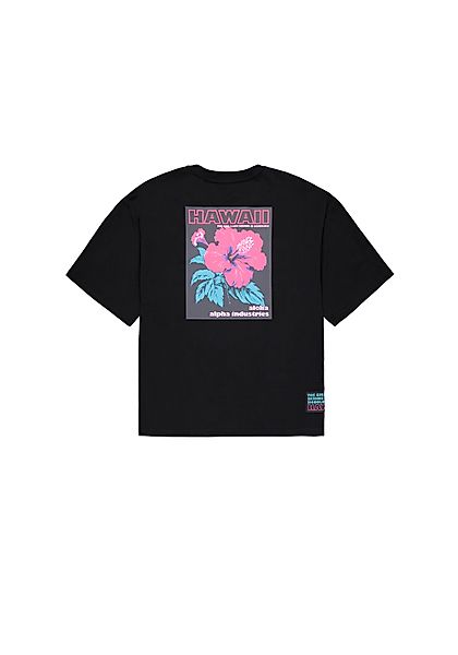 Alpha Industries T-Shirt "Aloha Flower Backprint T-Shirt" günstig online kaufen